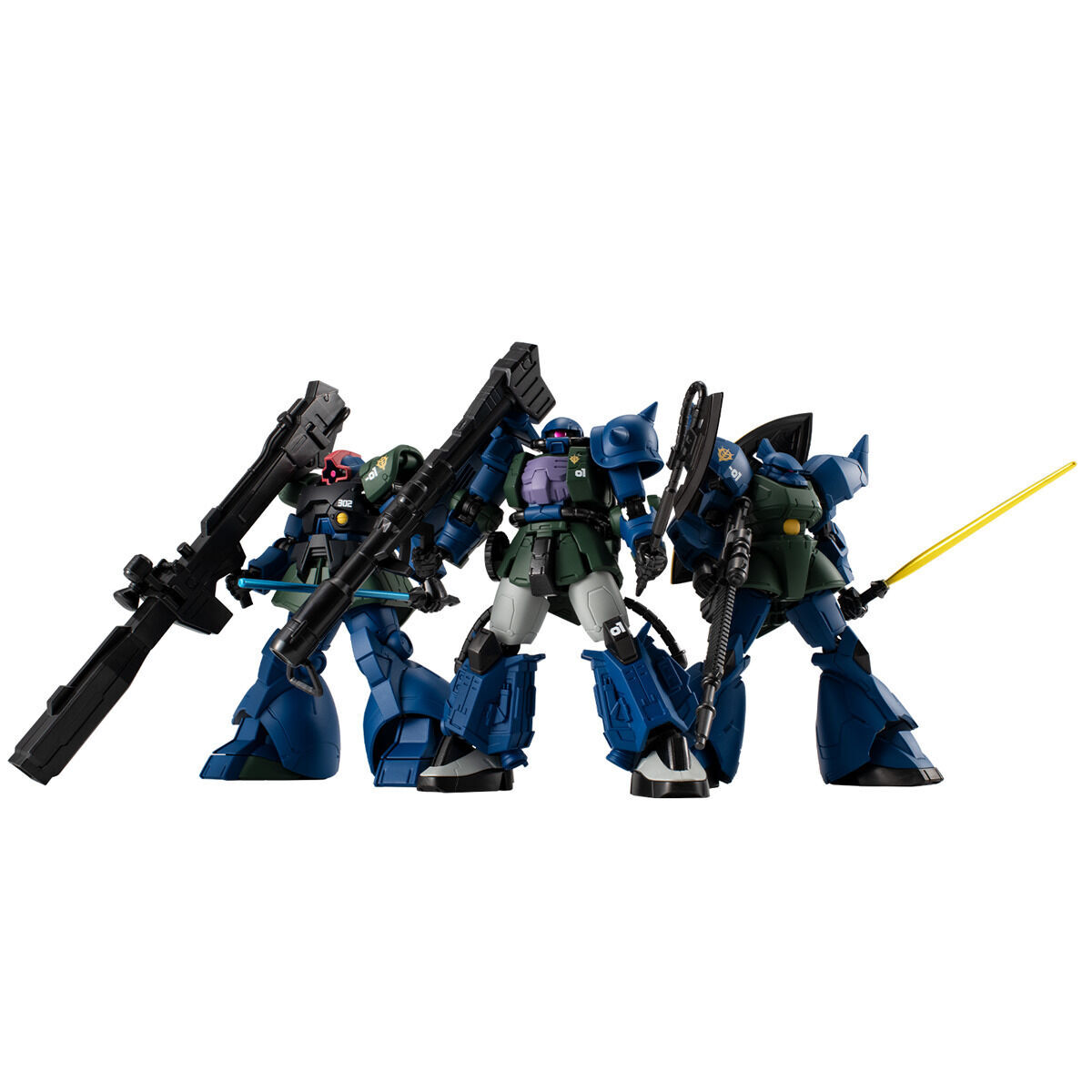食玩「機動戦士ガンダム GフレームFA ソロモンの悪夢セット」が