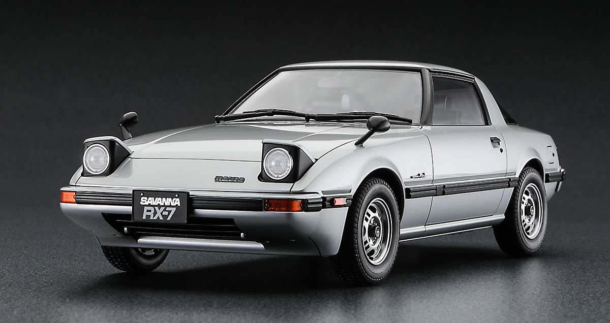 ハセガワ、「マツダ サバンナ RX-7（SA22C）中期型 GT（1980）」本日