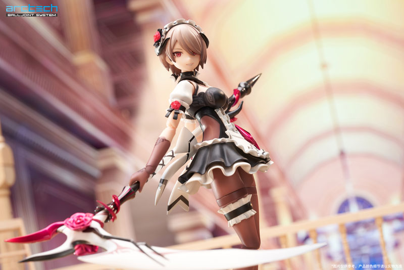 崩壊3rd リタ　ブレスレット 崩壊3rd」より暗黒の薔薇の衣装を纏ったリタがアクションフィギュアで