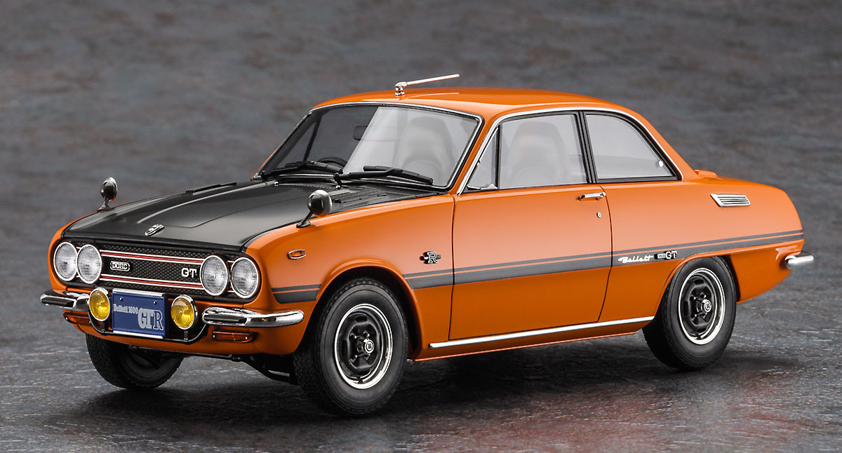 1969 いすゞ ベレット 1600GTR 模型 完成品 ハセガワ、プラモデル「いすゞ ベレット 1600GTR 前期型（1969）」本日