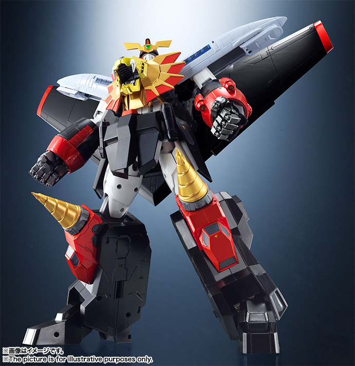 ガイガーと3つのガオーマシンが合体！ 「超合金魂 GX-68 勇者王