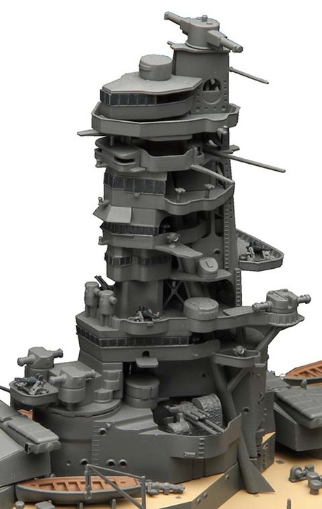 フジミ模型「1/350 艦船7EX-1 旧日本海軍戦艦 山城 特別仕様（艦橋