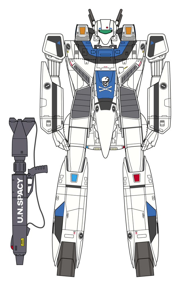 超時空要塞マクロス」よりマックス乗機「VF-1S」のバージョンアップ版