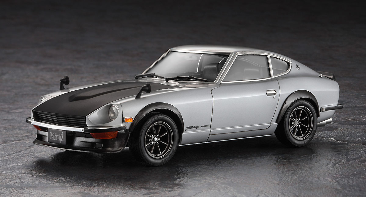 デックン　1/24 アシェット 国産名車 フェアレディ240Z改 カスタム ハセガワ、「ニッサン フェアレディ 240Z “カスタムバージョン”」完成