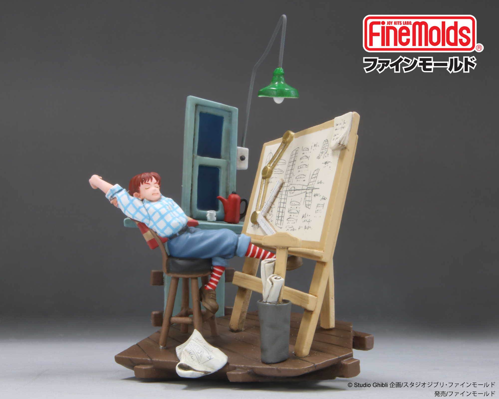 ジブリヴィネットコレクション 「寝不足のフィオ」 【塗装済完成品】 スタジオジブリ「紅の豚」よりフィオのプラモデルが本日3月22日より