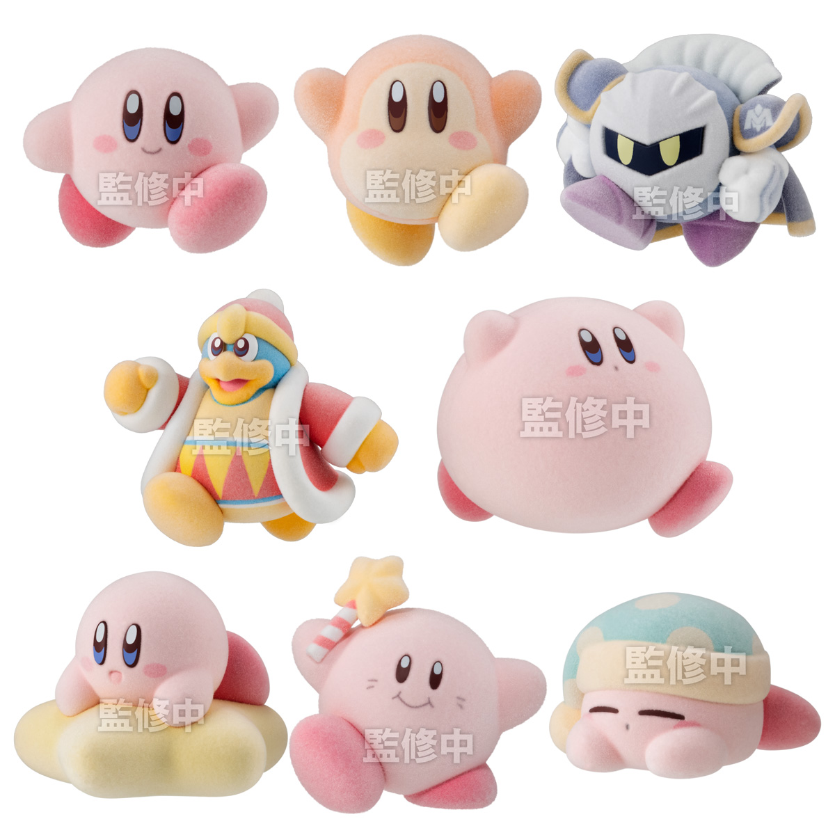 星のカービィ プププどーる 全8種 コンプリート カービィたちがフロッキードールになって登場！ 食玩「星のカービィ