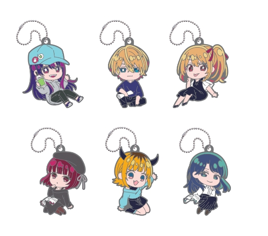 ツイステ ラバーキーホルダー コンプセット ガチャ グッズ でふぉラバ