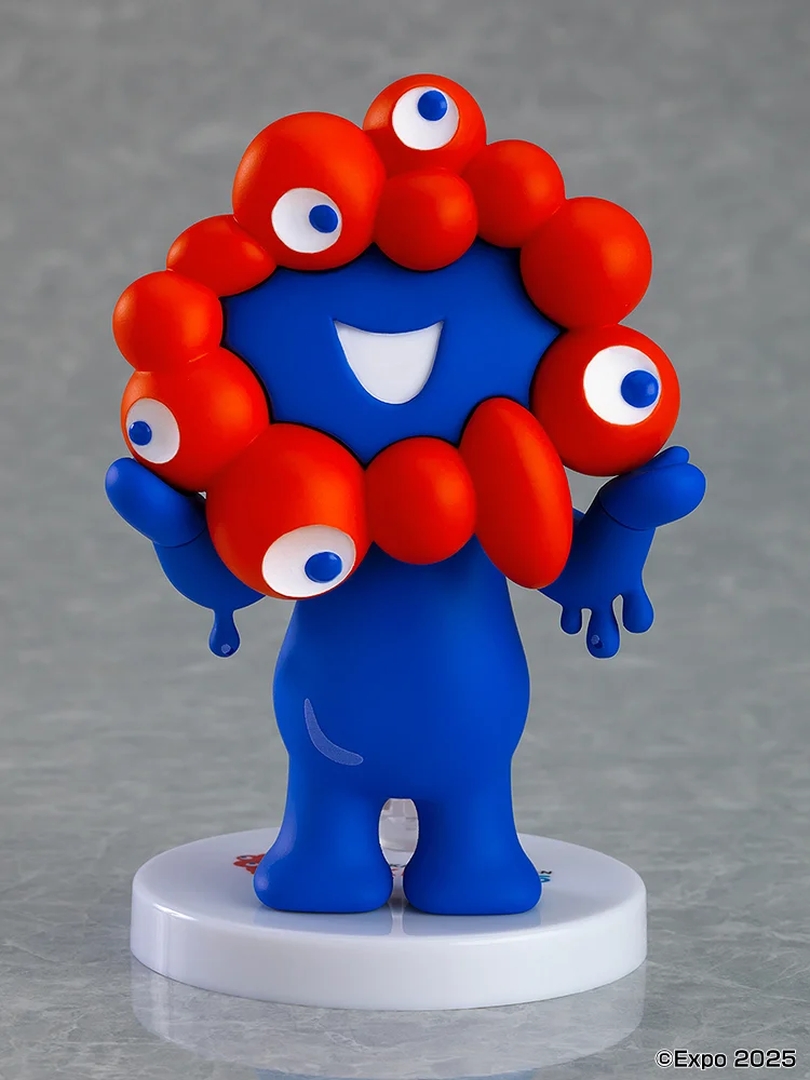 未使用未開封 関西万博会場限定ミャクミャクねんどろいど　特製台座付き ミャクミャクがねんどろいどに！ 専用台座付で部屋に飾れる - HOBBY Watch