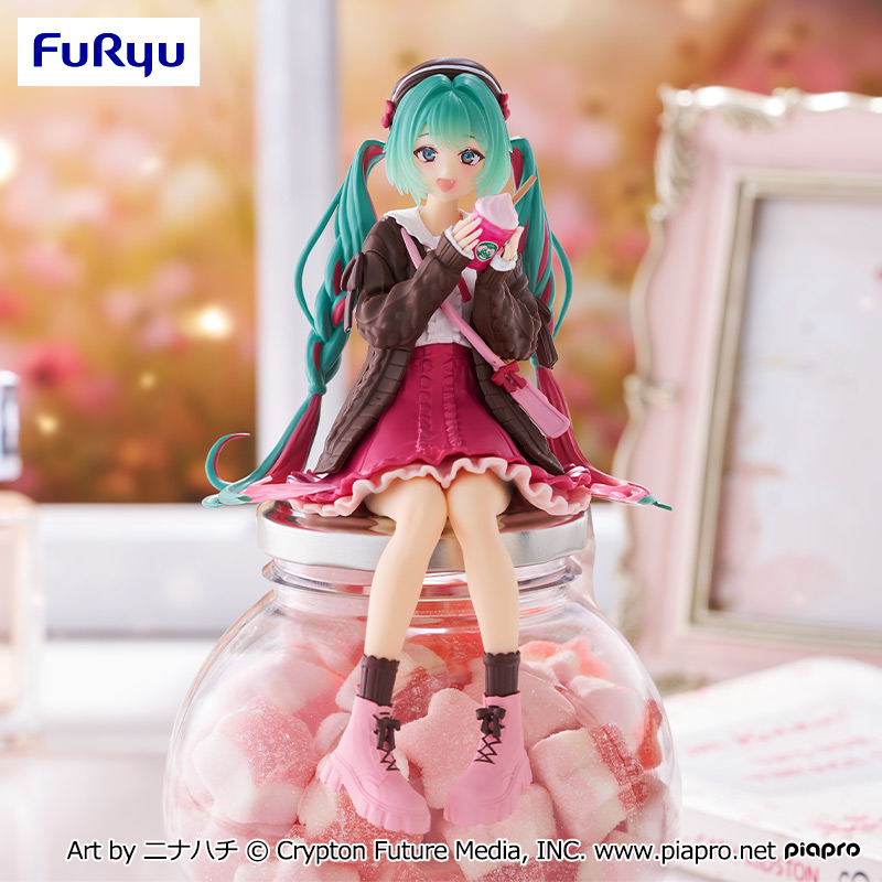 ミク ヌードルストッパー フィギュア オータムデート 20点セット 初音ミクが秋服姿でプライズフィギュアに！ 「ぬーどるストッパー
