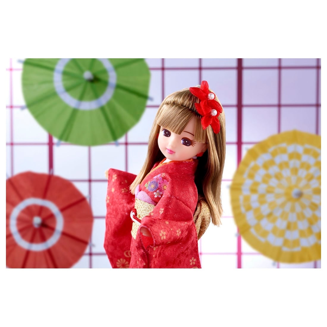 豪華な振り袖姿！ 「リカちゃん LD-30 Kimonoリカちゃん 紅」、12月28日発売 - HOBBY Watch