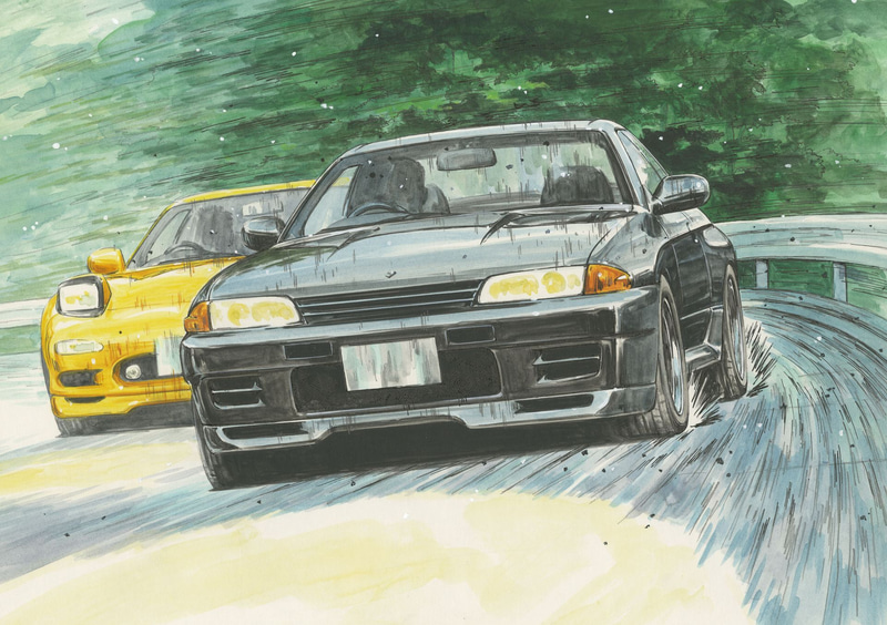 CarreraDIGITAL 頭文字D SKYLINE GT-R R32 中里毅 頭文字D スカイラインGT-R (R32) ナイトキッズ 中里 毅 INITIAL