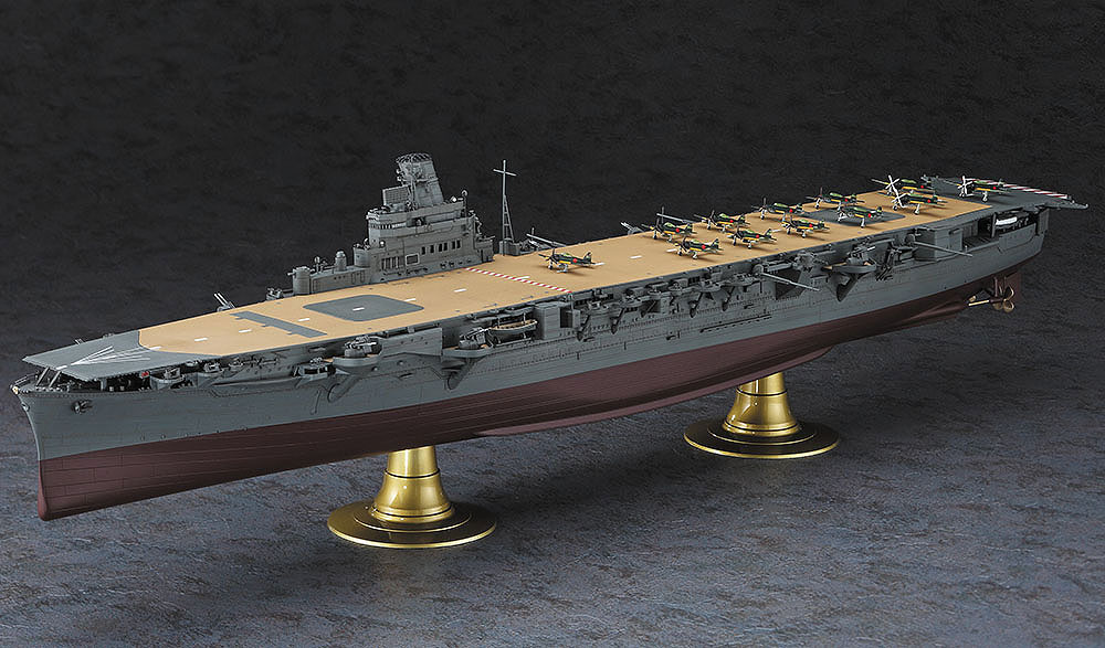 日本海軍　空母隼鷹1/350完成品 模型誌作例47】1/350航空母艦「隼鷹」 – 艦船模型製作代行モデル