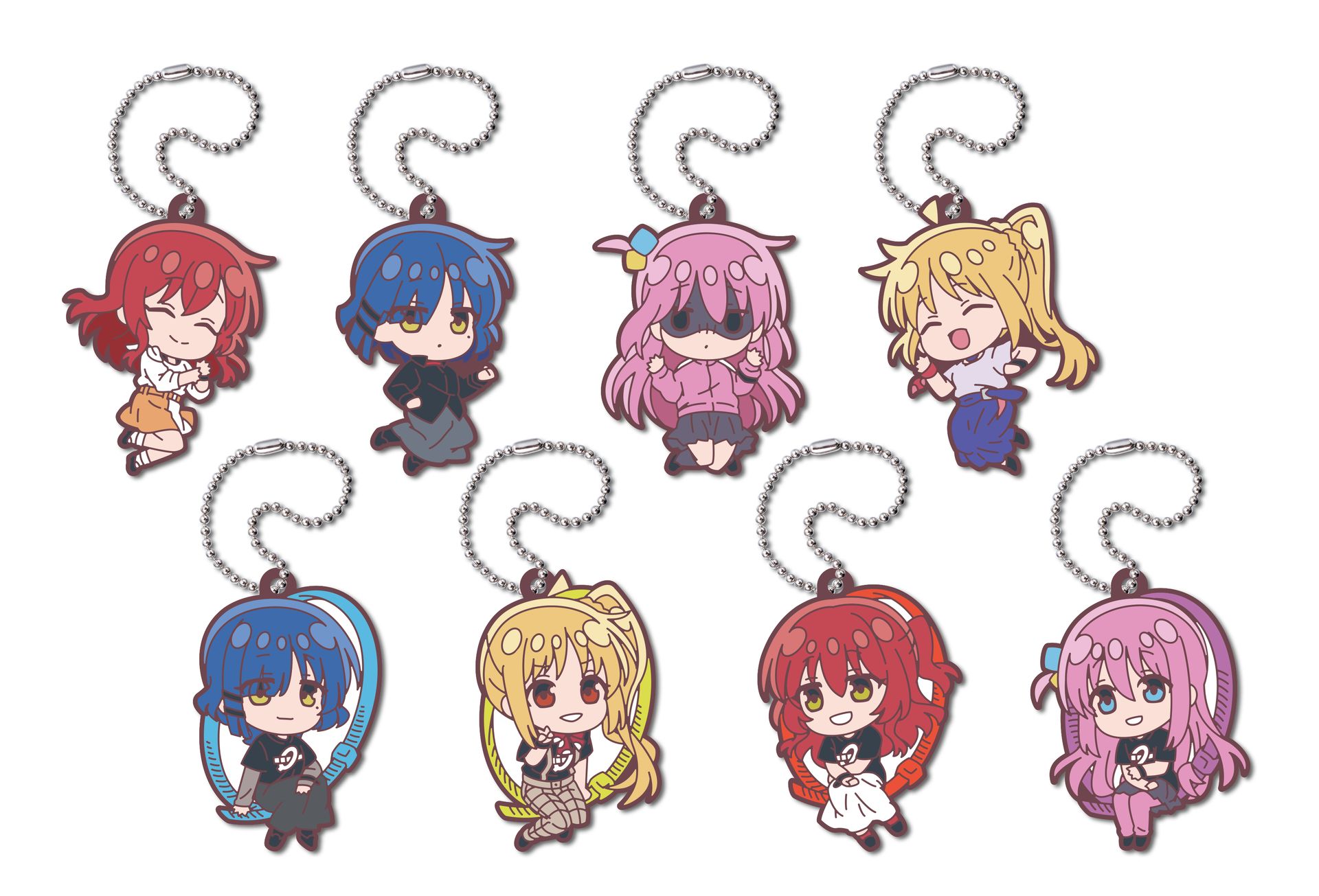 ガチャ「でふぉラバ！ アニメ『ぼっち・ざ・ろっく！』キーホルダー