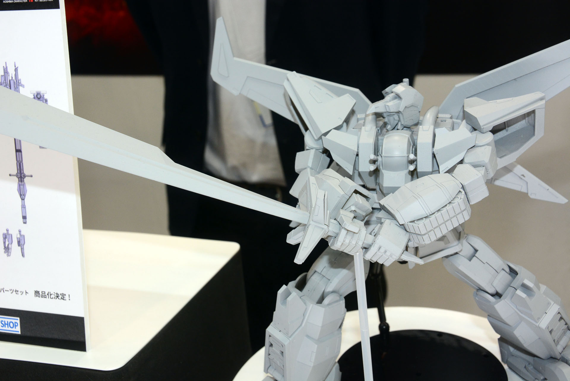絶対かっこよく断空剣を両手持ちさせたい！」、アオシマの「ACKS No.DN