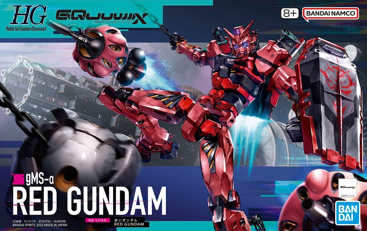 hg 1/144 gMS-α 赤いガンダム 全塗装 ガンプラ 完成品 HG 1/144 Red Gundam | Builders Note