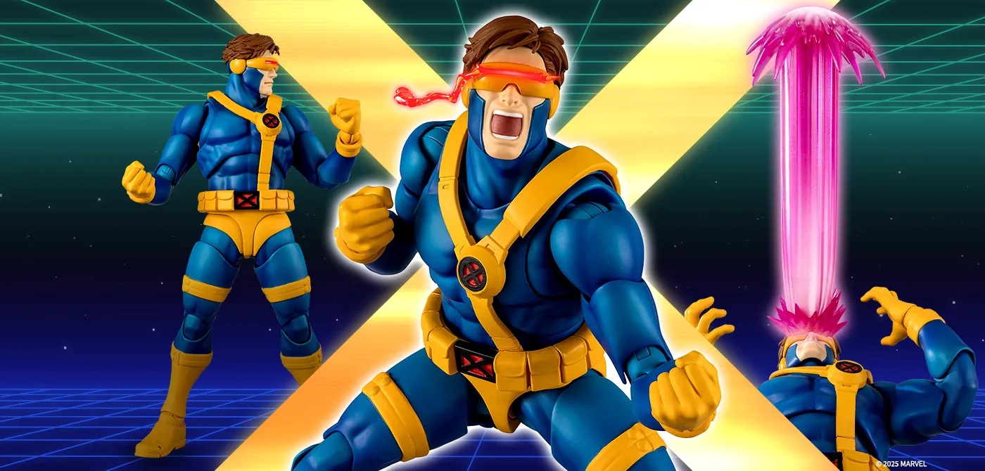 MARVELの「GAMERVERSE」よりサイクロップスが可動フィギュア「S.H.