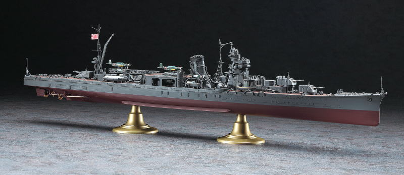 Hasegawa 1/350 日本海軍　阿賀野　特典付き ハセガワ、プラモデル「日本海軍 軽巡洋艦 阿賀野」再販分を本日