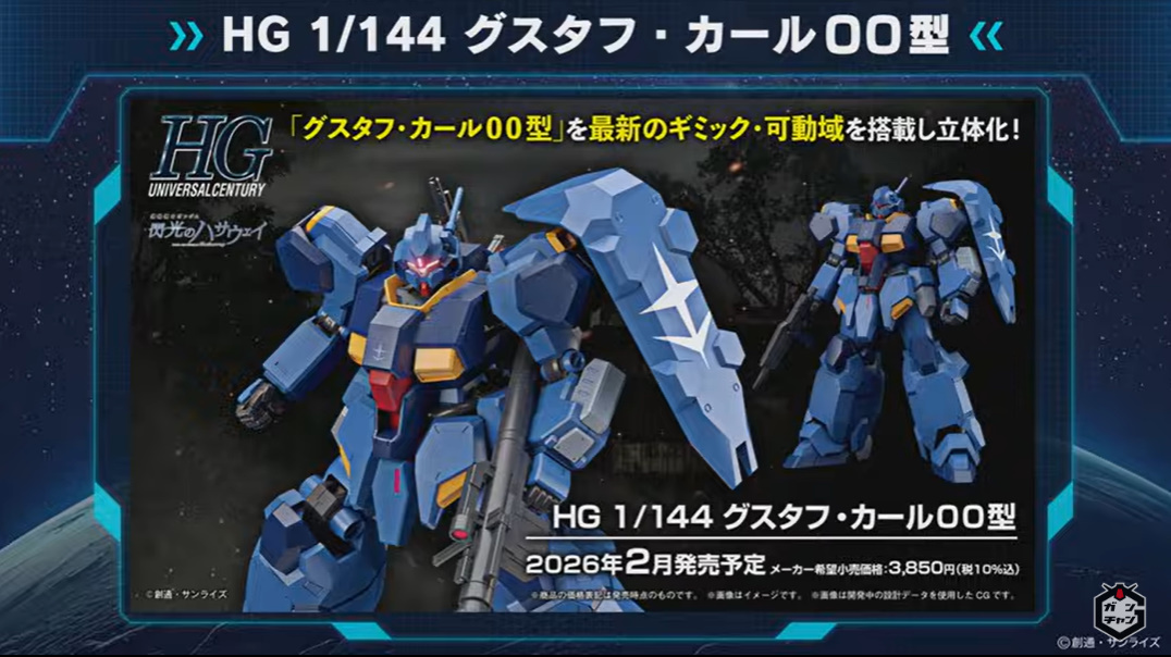 機動戦士ガンダム 閃光のハサウェイ」のガンプラ「HG 1/144 グスタフ