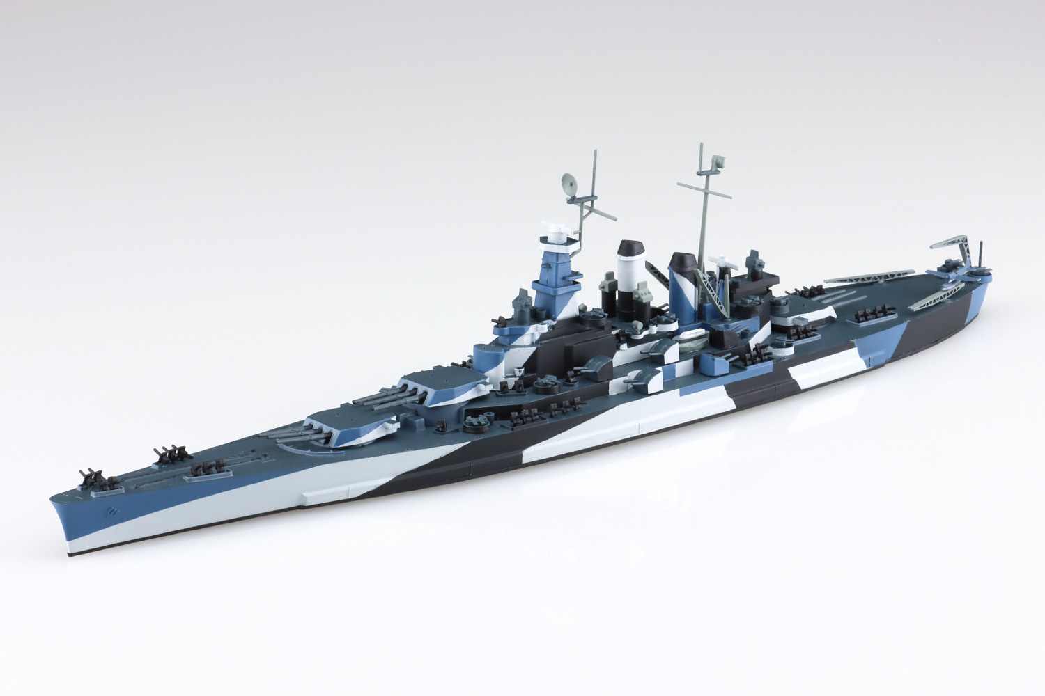 アオシマ、「1/700 ウォーターライン 米国海軍 戦艦 ノースカロライナ