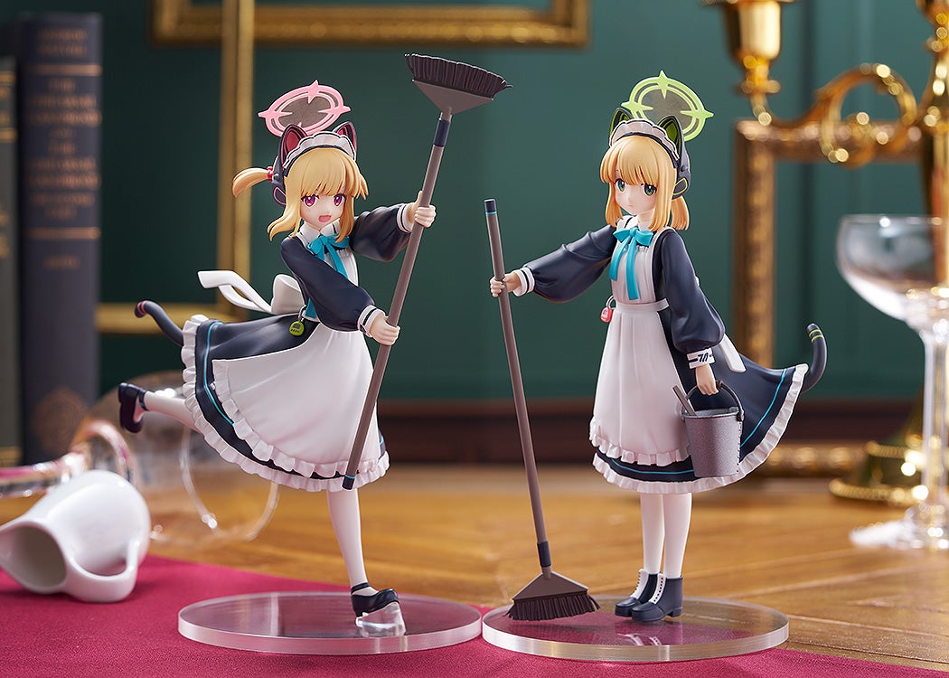 ブルーアーカイブ モモイ ミドリ メイド フィギュア ゲーム開発部 2点セット ブルーアーカイブ」よりメイド姿のミドリとモモイがPOP UP PARADE