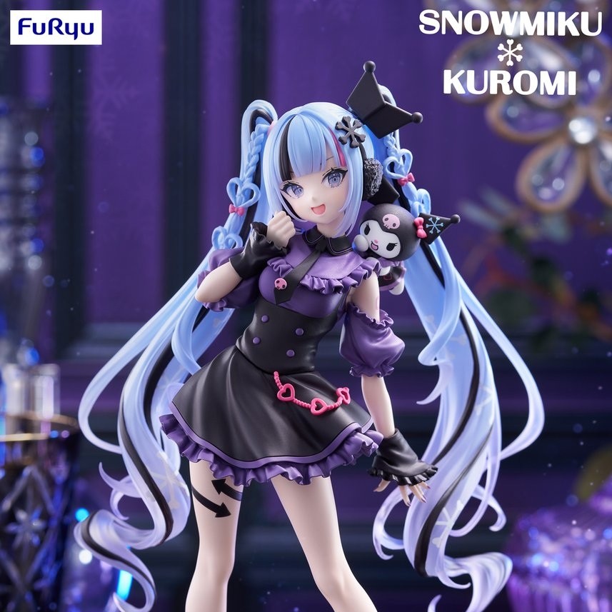雪ミク×クロミがコラボ！ ちょっぴりゴシックなこあくま風スタイルの雪