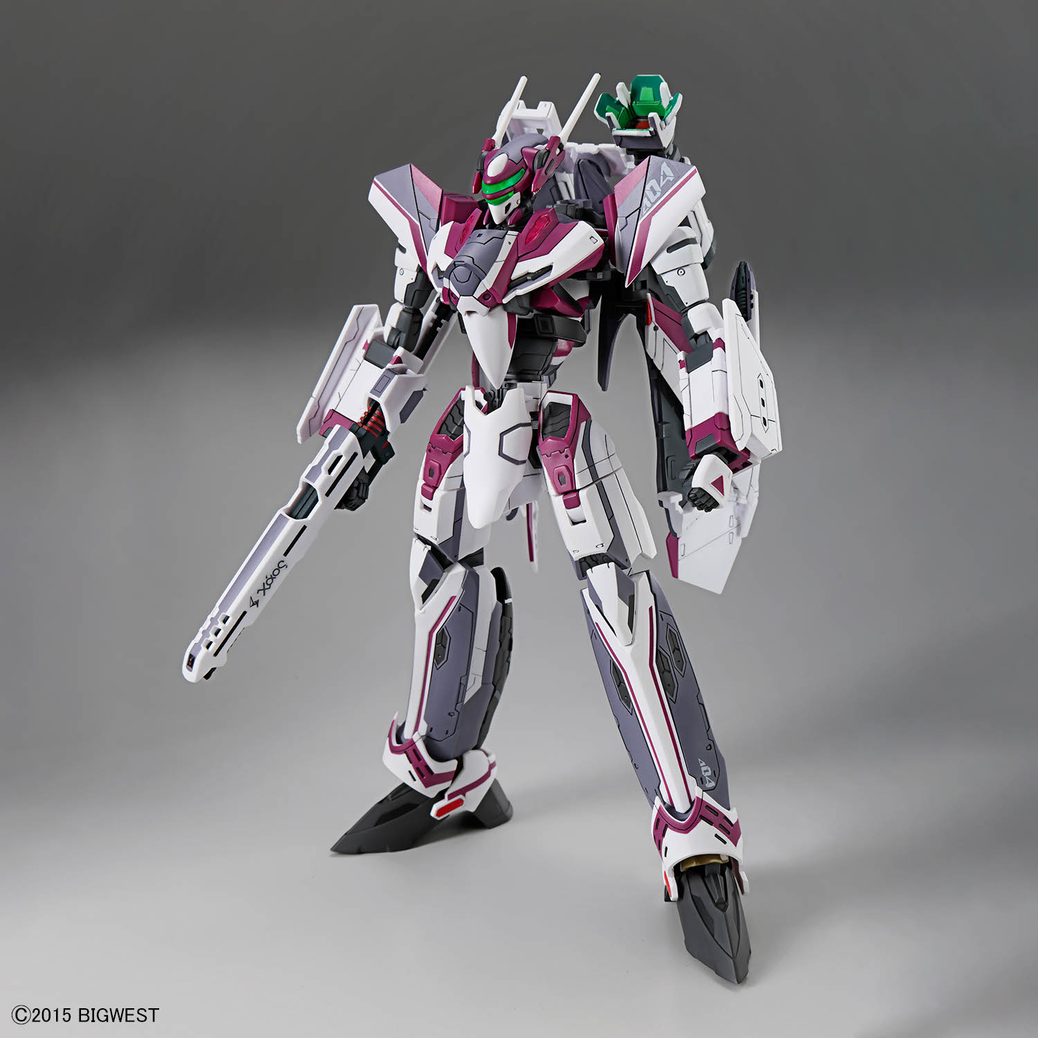 再出品•マクロスΔ VF-31C  ジークフリード　ミラージュ機 マクロスΔ」よりプラモデル「HG 1/100 VF-31C ジークフリード