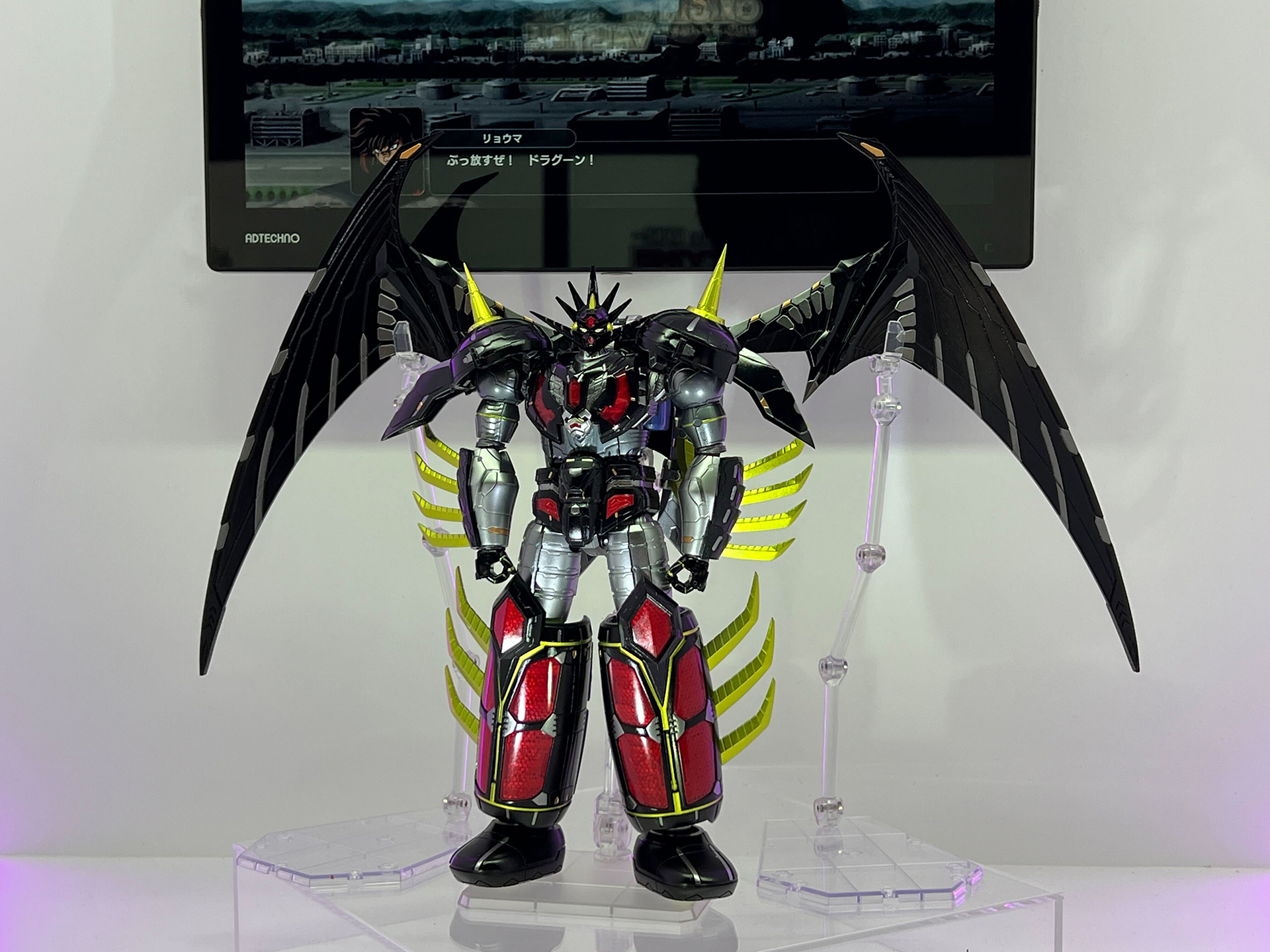 スパロボ」登場機体、「超合金魂 ゲッターノワール・G」参考出展【#魂