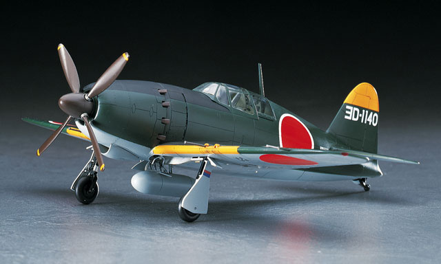 ハセガワ、1/48スケールプラモデル「三菱 J2M3 局地戦闘機 雷電 21型