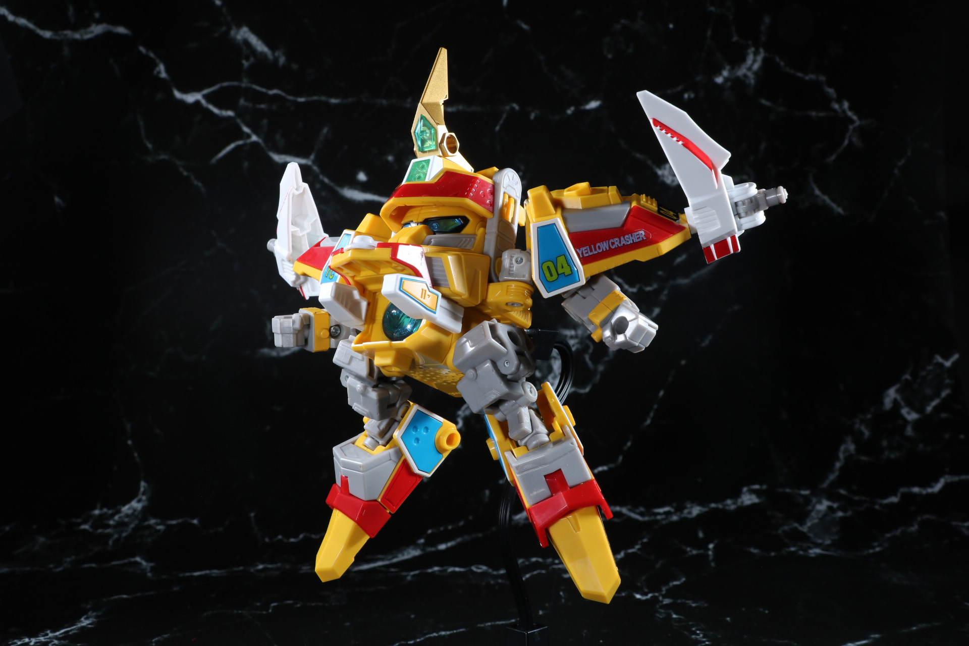 TOYRAISEビーダマン3体セットセイントブラスター　新品未開封 レビュー】「トイライズ DMB-03 イエロークラッシャー」レビュー【B