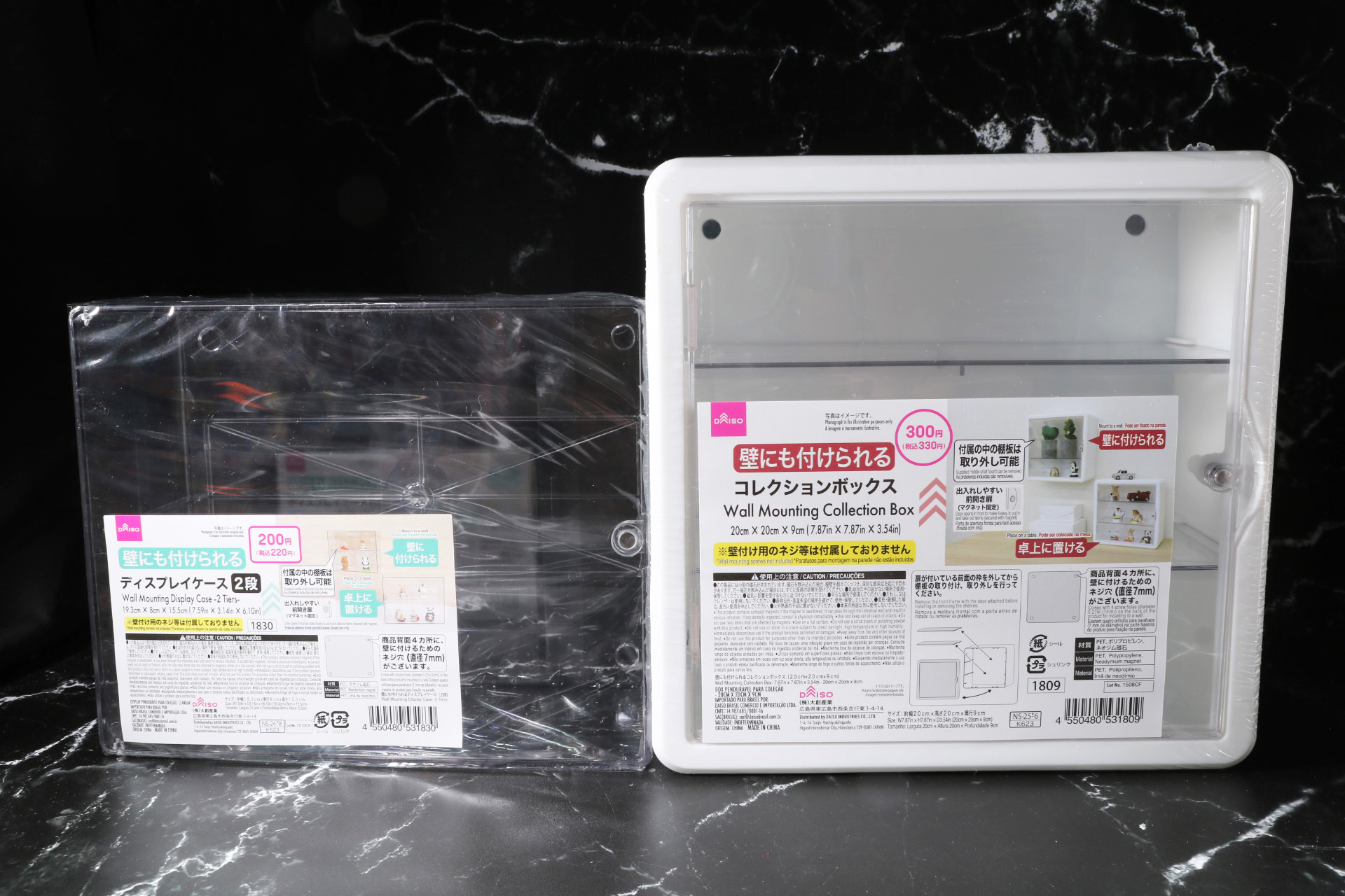 ダイソーの壁掛けコレクション箱で推し棚を作るアイデア