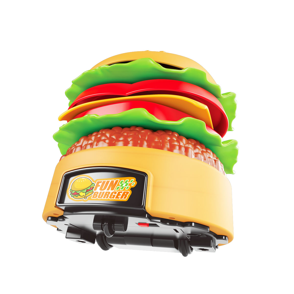 ハンバーガーを自由に操縦!? 童友社「R/C Diy Burger」2月下旬発売