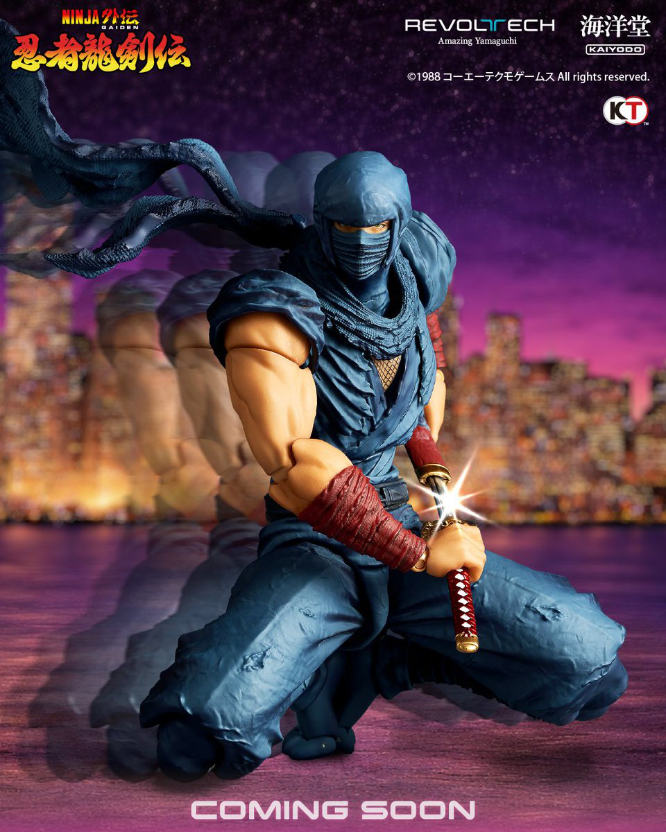 NINJA GAIDEN」（忍者龍剣伝）より「リュウ・ハヤブサ」がリボルテック