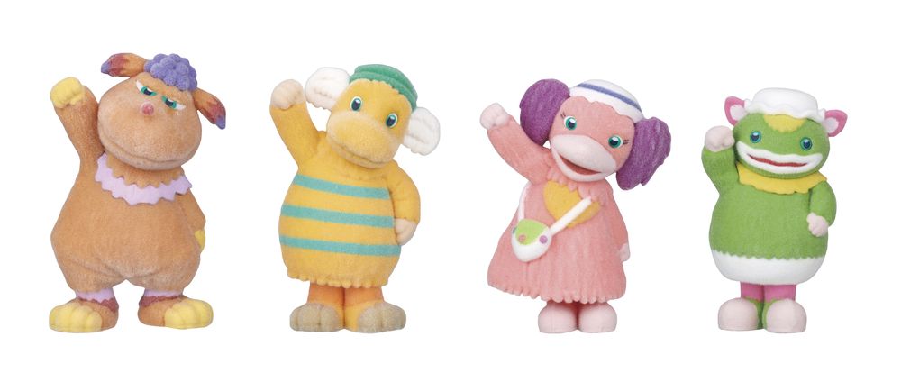 ぐ～チョコランタン」スプーたちがふわふわのフロッキーフィギュアに