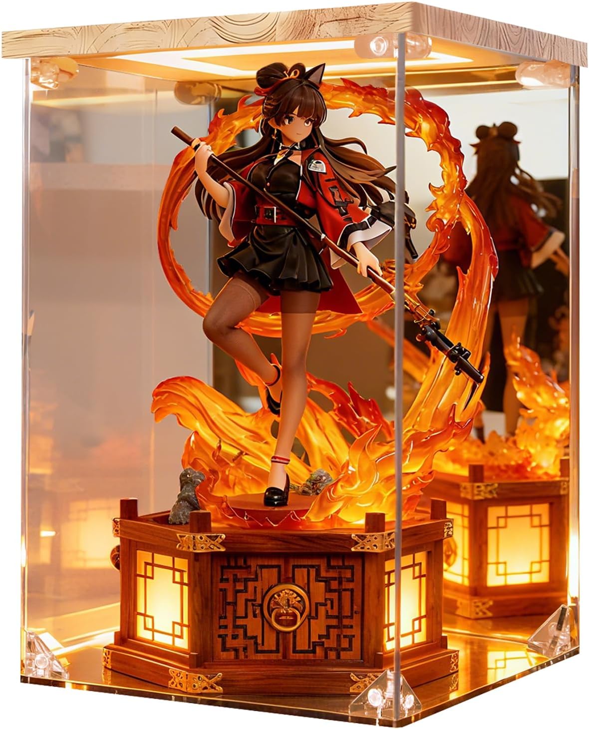 フィギュア　Ado　フィギュア2点　ペンライトケース Adoフィギュア Winter ver.ラウンドワン限定 ペンライトケース 新品