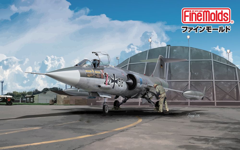 ファインモールドからドイツ空軍・海軍の「F-104G」「F-4F」1/72