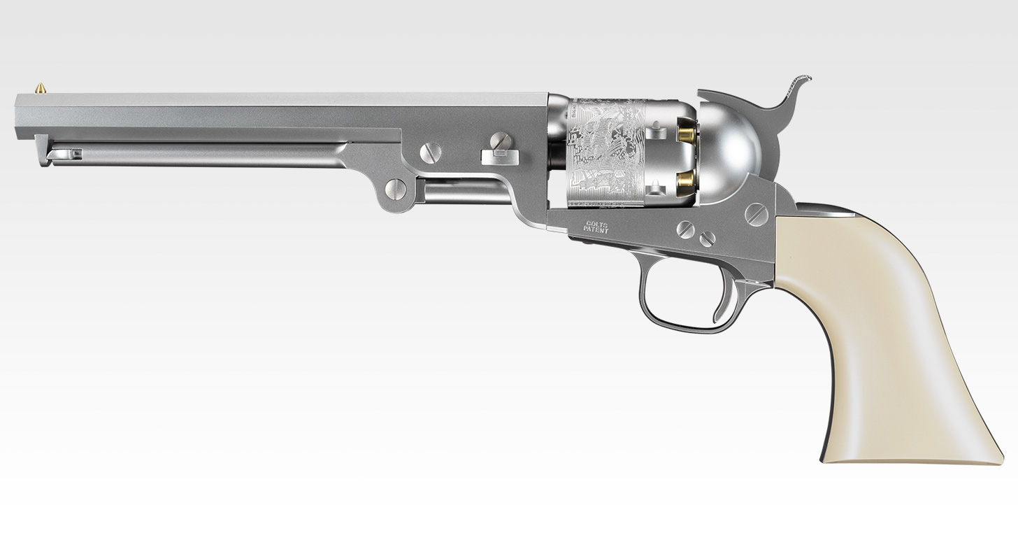 東京マルイ、エアーリボルバープロ「M1851 NAVY シルバーモデル」本日