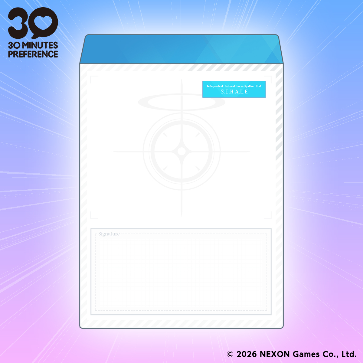 この見覚えのある封筒は!? 「30 MINUTES PREFERENCE」公式Xアカウント