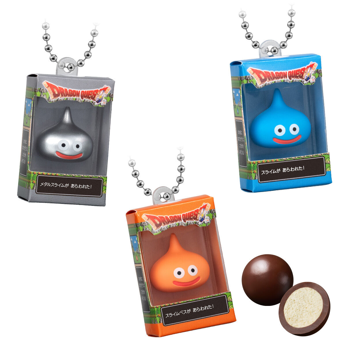 お菓子売り場にスライムたちがあらわれた！ 「ドラゴンクエスト チョコ