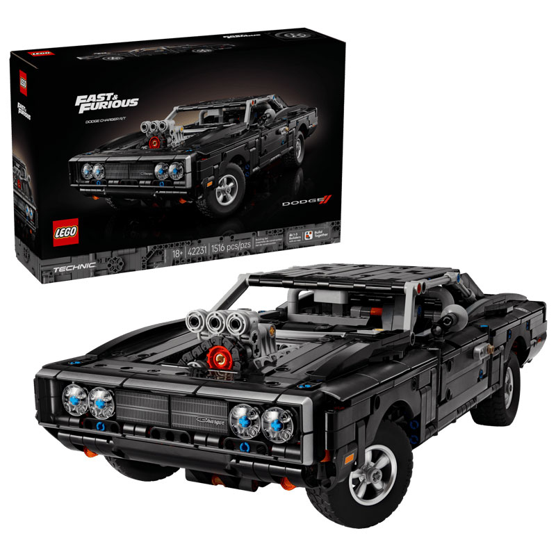 レゴ「ワイルド・スピード Dodge Charger R/T カー」6月1日発売。V8