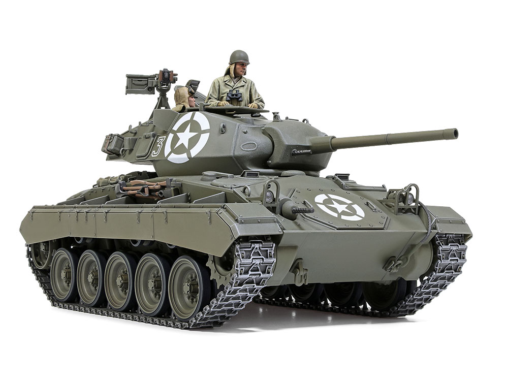 タミヤ「1/35MM」シリーズに「アメリカ軽戦車M24 チャーフィー」が登場
