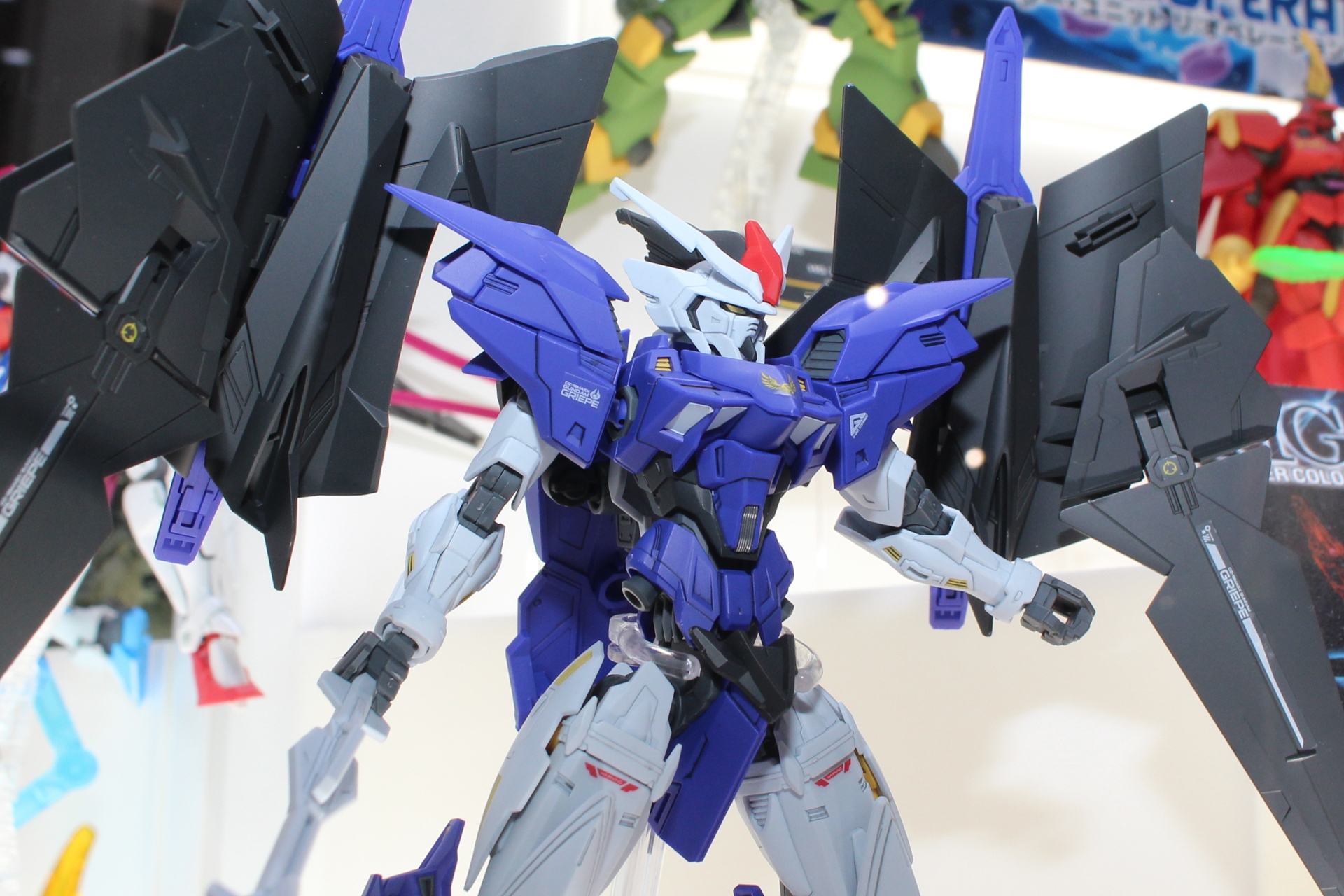 HG1/144 ガンダムグリープ　専用台座付　全塗装済　【完成品】 特別企画】「HG 1/144 ガンダムグリープ」がガンダムベース東京に展示