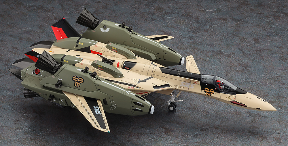 劇場版マクロスF「サヨナラノツバサ」よりプラモデル「VF-19EF/A イサム・スペシャル」がハセガワから本日出荷開始スーパーパーツ装備の1/48スケールで立体化