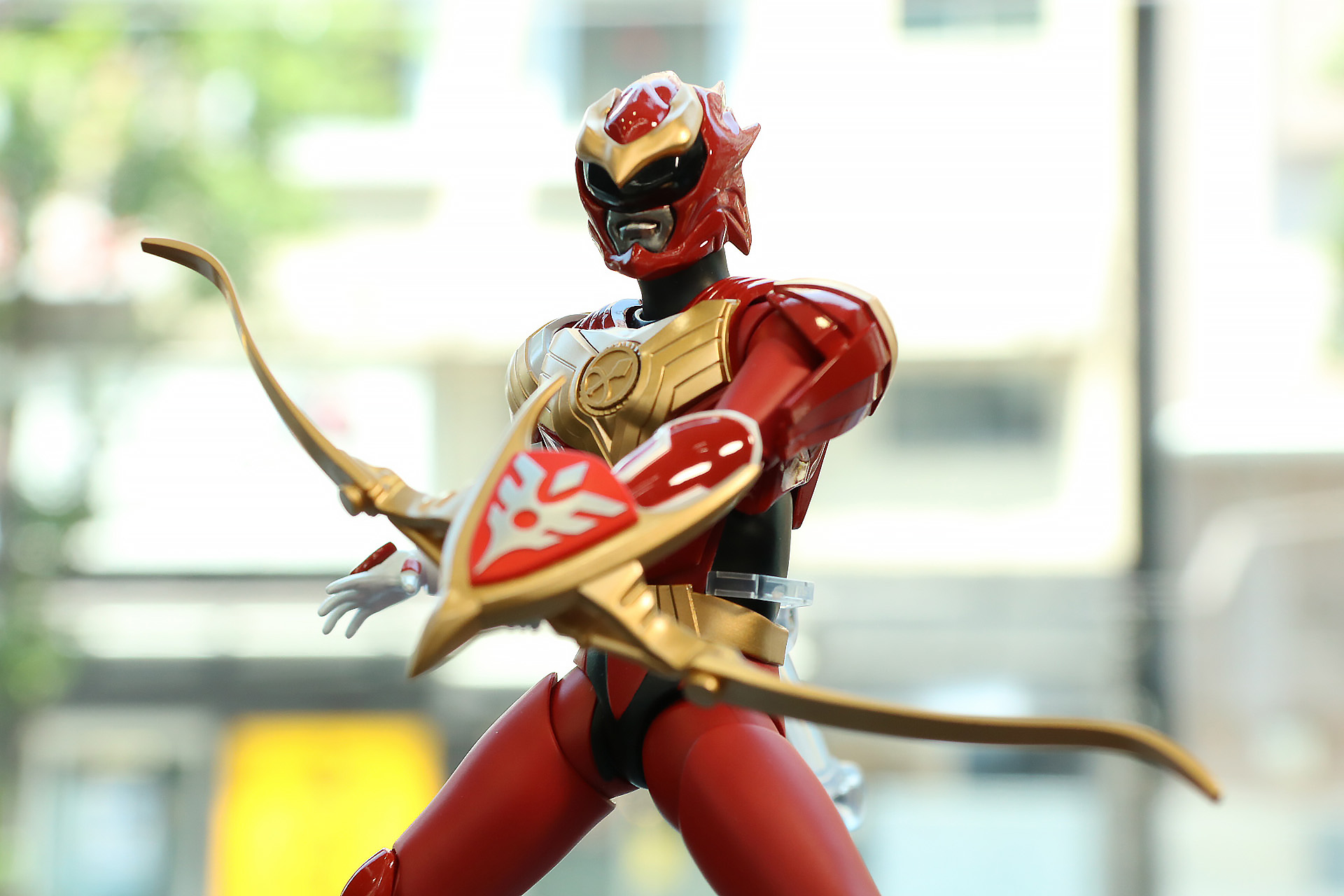 「セイザータリアス アクションフィギュア」製品サンプルが東京フィギュアギャラリーにて展示中【超星神グランセイザー】体験コーナーでは、手に取って遊ぶことが可能