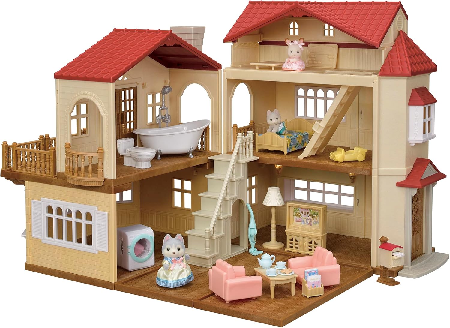 Amazonプライムデー】シルバニアファミリー「赤い屋根の大きなお家