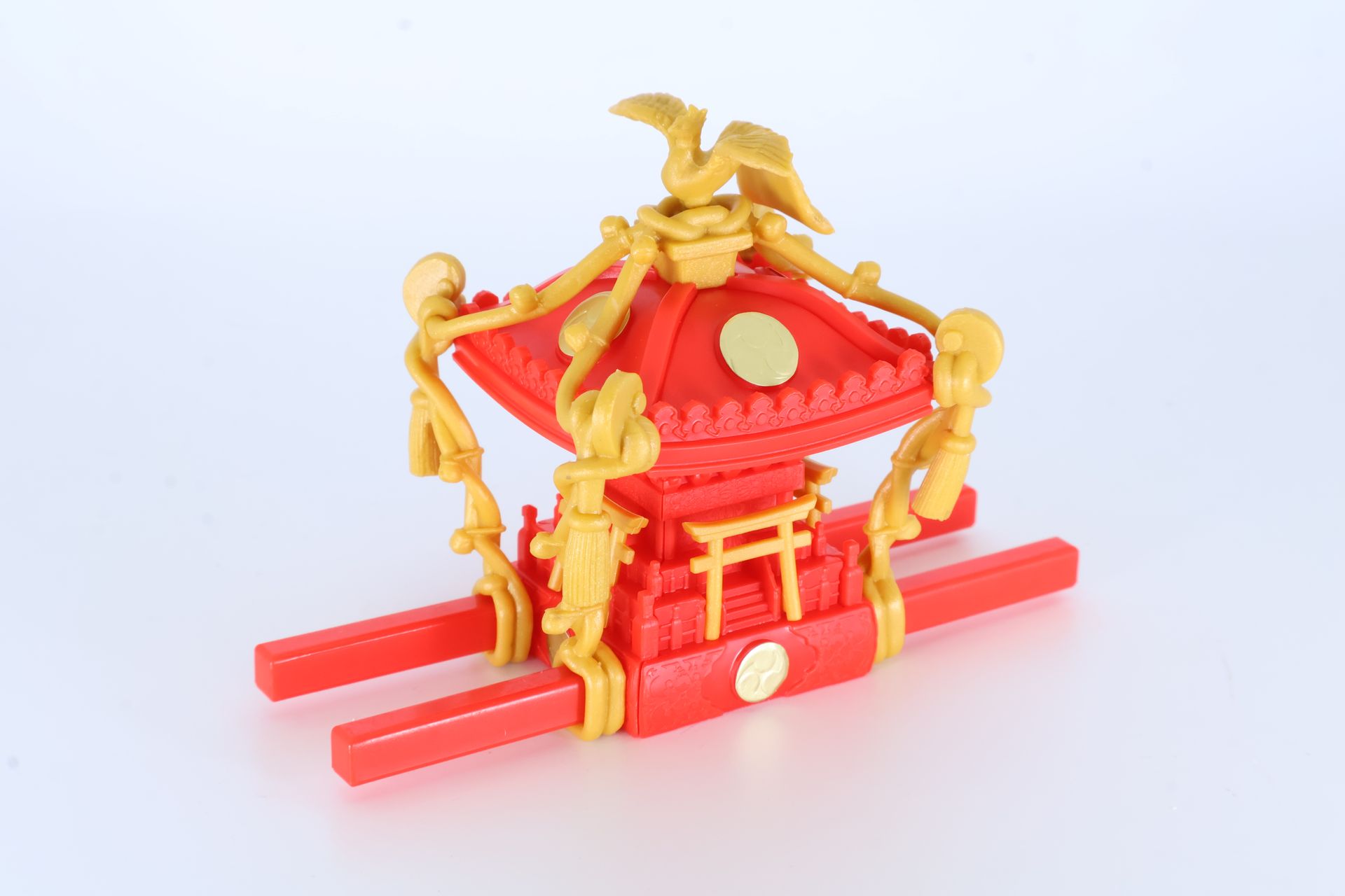 お祭りの象徴「御神輿」の組立式モデルが登場。ガチャ「伝説の御神輿」8月中旬発売