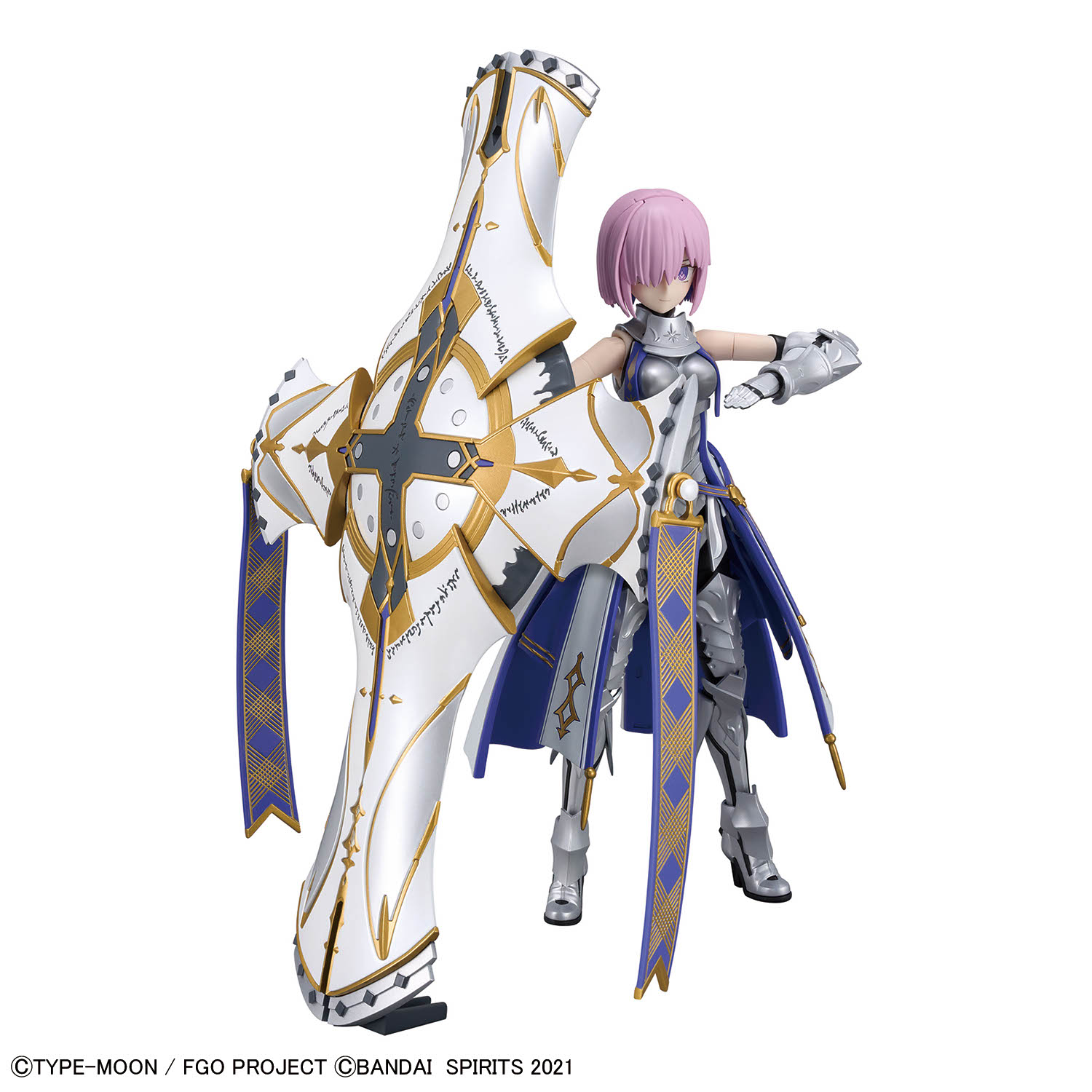 30MS シールダー　マシュ・キリエライト　Fate Grand Order FGO×30MS」コラボよりプラモデル「30MS シールダー/マシュ・キリエ