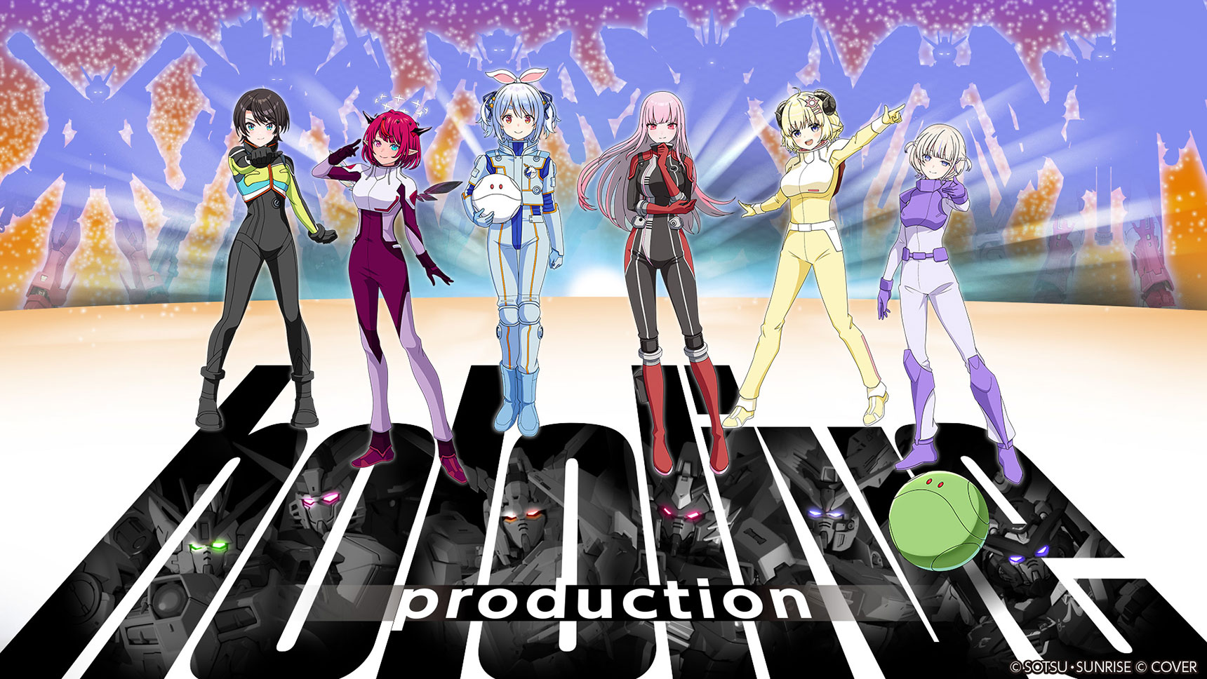 HOBBY Watch — Gundam × hololive collab reveals new pilot-suit art, mini-novel Chapter 1, and a collaboration song